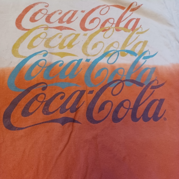 Lot of 2 Graphic Tees Short Sleeve Sunflower and Coca Cola Women's Sz Medium - Picture 8 of 11